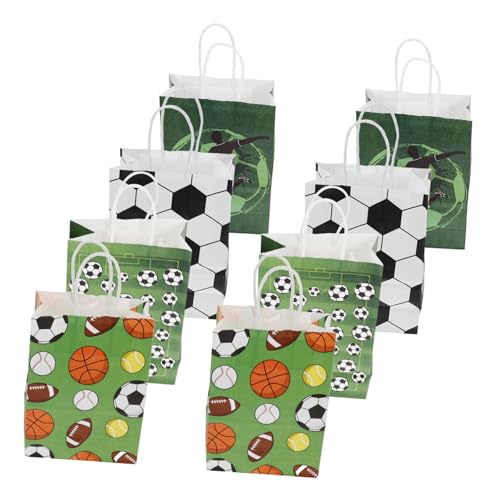 JOINPAYA 12 Stück Fußball-Geschenktüte Fußball Geschenktüten Sportliche Geschenktüten Fußballgeschenkverpackung Fußball-Goodie-Bags Dekorationen für Fußballpartys Kraftpapier JOINPAYA 12 Stück Fußball-Geschenktüte Fußball Geschenktüten Sportliche Geschenktüten Fußballgeschenkverpackung Fußball-Goodie-Bags Dekorationen für Fußballpartys Kraftpapier von JOINPAYA