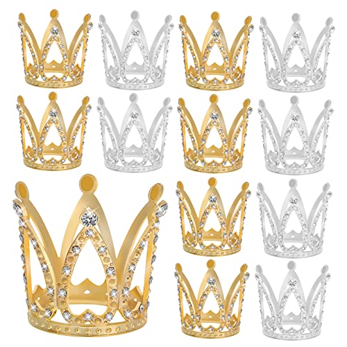 JOINPAYA Mini Glitter Kronen Strass Baby Geburtstag Kuchen Topper Party Dekorationen 12 Stück Set Foto Requisiten JOINPAYA Mini Glitter Kronen Strass Baby Geburtstag Kuchen Topper Party Dekorationen 12 Stück Set Foto Requisiten von JOINPAYA