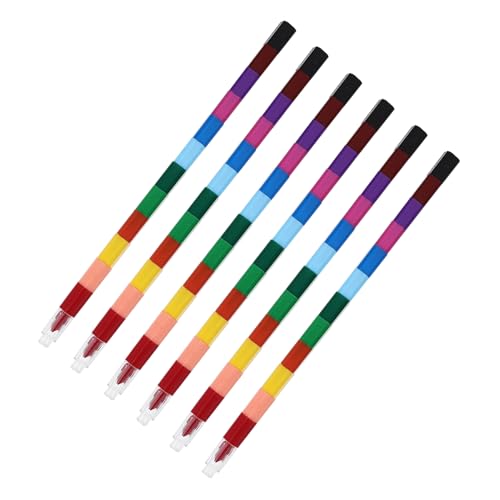 JOINPAYA 12 Stück Malen Von Nähstiften Neuartiger Wachsstift Abnehmbarer Kindermalstift Kompakter Buntstift Abnehmbarer Wachsstift Graffiti-kinderkreide Praktischer Buntstift Wachsmalstift von JOINPAYA