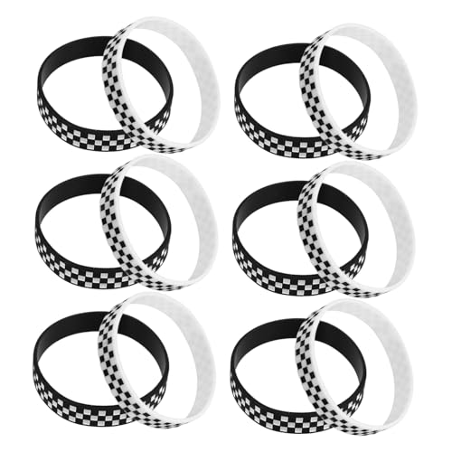 JOINPAYA 12 Stück Plaidarmband Rennarmbänder Fans Zubehör Einlassarmbänder Kompaktes Armband Partydekorationen Zum Thema Rennen Dekoratives Armband Dekoratives Sportarmband Kieselgel JOINPAYA 12 Stück Plaidarmband Rennarmbänder Fans Zubehör Einlassarmbänder Kompaktes Armband Partydekorationen Zum Thema Rennen Dekoratives Armband Dekoratives Sportarmband Kieselgel von JOINPAYA