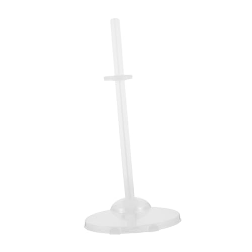 JOINPAYA 12 Stück Puppenständer Gestell für Puppe Stand Steht Figurenständer einstellbar doll Accessories Puppenhalter Puppenunterstützung Stützrahmen für Puppen Plastik Transparent von JOINPAYA