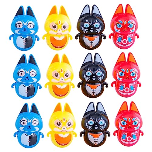JOINPAYA 12 Teile Cartoon Peking Oper Katzen Tumbler Spielzeug Pädagogisches Kinderspielzeug für Hand Auge Koordination Vielseitige Tischdekoration für Kinder und Erwachsene JOINPAYA 12 Teile Cartoon Peking Oper Katzen Tumbler Spielzeug Pädagogisches Kinderspielzeug für Hand Auge Koordination Vielseitige Tischdekoration für Kinder und Erwachsene von JOINPAYA