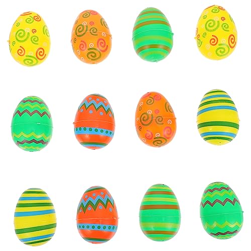 JOINPAYA 12 Stücke Ostern Ei Dekorationen Ei Party Passenden Eier Dekorative Eier Dekoration Eier Ei Ornamente Kunststoff Bunte JOINPAYA 12 Stücke Ostern Ei Dekorationen Ei Party Passenden Eier Dekorative Eier Dekoration Eier Ei Ornamente Kunststoff Bunte von JOINPAYA