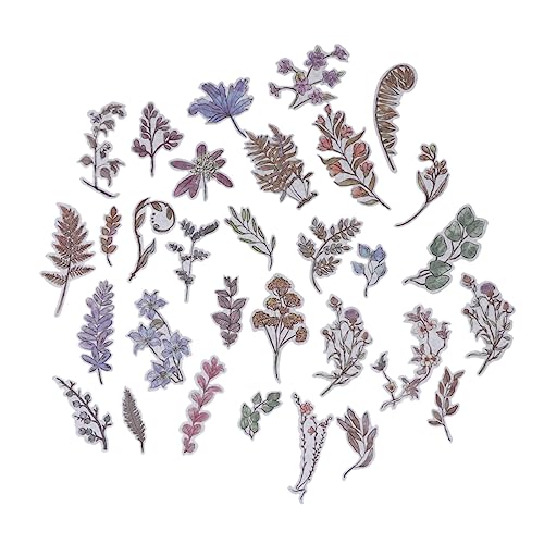 JOINPAYA 120stücke DIY Washi Papier Sticker Mit Kreativen Pflanzen-Designs Für Alben Tagebücher Und Umschläge Handgefertigte Dekorationsaufkleber Für Scrapbooking Und Basteln von JOINPAYA