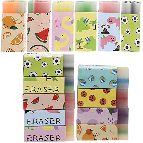 JOINPAYA 15 Stück Radiergummi Jumbo Karikatur Schule Lustig Für Mini Hallo Kleine Pvc Colorful von JOINPAYA