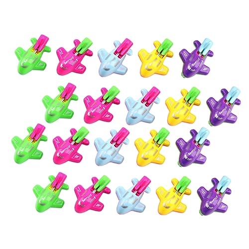 JOINPAYA 16 Stück Pfeife Flugzeug outdoor draußen Mini Flugzeug toys for pfeifende Flugzeugspielzeuge einzigartige Pfeife Abs von JOINPAYA