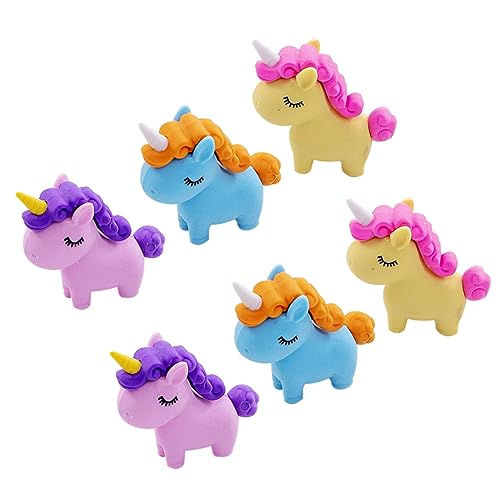 JOINPAYA 18 Stück Cartoon-tier-radiergummis Radiergummis Radiergummi in Einhornform von JOINPAYA