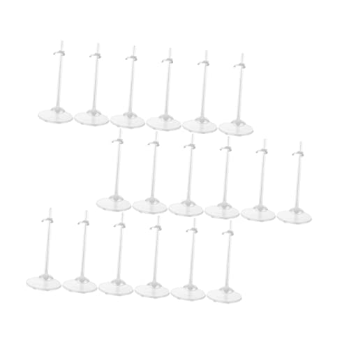 JOINPAYA 18 Stück Puppenständer Stehen für Zahlen Rack ausstellen Display-Ständer Ausstellungsständer Stütze Plastik Transparent JOINPAYA 18 Stück Puppenständer Stehen für Zahlen Rack ausstellen Display-Ständer Ausstellungsständer Stütze Plastik Transparent von JOINPAYA