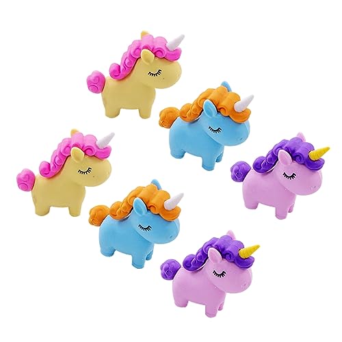 JOINPAYA 18 Stück Radiergummis Radiergummi in Einhornform Cartoon-tier-radiergummis von JOINPAYA
