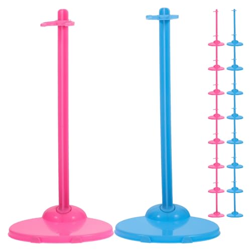 JOINPAYA 18 Stück Stützrahmen für Puppen Anzeige Puppenhalter dekoringe spielwaren Puppen Toy tischdeckenklammern Figurenhalter Steht Puppenständer Stützständer für Puppen Plastik von JOINPAYA