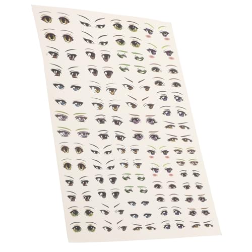 JOINPAYA 1Blatt Cartoon Augen Sticker Selbstklebende Augenabziehbilder Für DIY Bastelprojekte Scrapbooking Und Animation Kreative Augenaufkleber Für Kunsthandwerk Und Puppenfiguren JOINPAYA 1Blatt Cartoon Augen Sticker Selbstklebende Augenabziehbilder Für DIY Bastelprojekte Scrapbooking Und Animation Kreative Augenaufkleber Für Kunsthandwerk Und Puppenfiguren von JOINPAYA