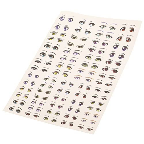JOINPAYA 1Blatt DIY Cartoon Augen Aufkleber Für Handwerk Selbstklebende Anime Augen Sticker Für Bastelprojekte Kreative Augenaufkleber Für Puppen Und Kunsthandwerk JOINPAYA 1Blatt DIY Cartoon Augen Aufkleber Für Handwerk Selbstklebende Anime Augen Sticker Für Bastelprojekte Kreative Augenaufkleber Für Puppen Und Kunsthandwerk von JOINPAYA