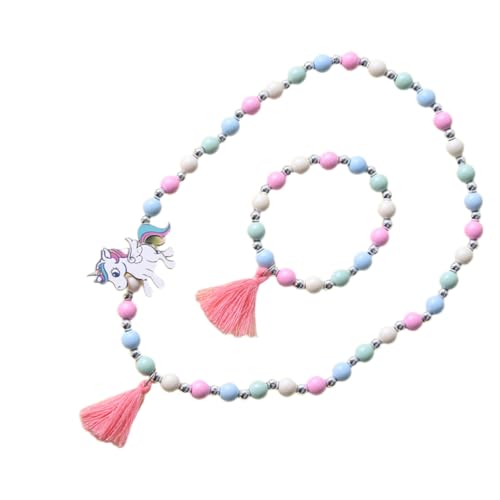JOINPAYA 1satz Buntes Holzperlen Armband Und Einhorn Halskette Für Mädchen Handgemachte Junge Mädchen Schmuckstücke Für Und Partys Freundschaftsarmbänder Aus Holzperlen JOINPAYA 1satz Buntes Holzperlen Armband Und Einhorn Halskette Für Mädchen Handgemachte Junge Mädchen Schmuckstücke Für Und Partys Freundschaftsarmbänder Aus Holzperlen von JOINPAYA