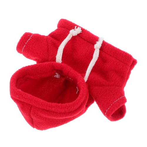 JOINPAYA 1stück -Outfits Für Plüschtiere Rote Hoodie-Kleidung Für Puppen Und Stofftiere Weihnachtszubehör Für Kreative Spielstunden JOINPAYA 1stück -Outfits Für Plüschtiere Rote Hoodie-Kleidung Für Puppen Und Stofftiere Weihnachtszubehör Für Kreative Spielstunden von JOINPAYA