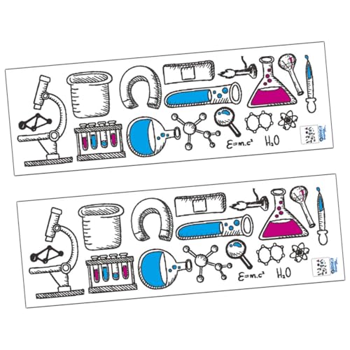 JOINPAYA 2 Blätter Wissenschaftliche Labor Wandtattoos Teilig PVC Aufkleber Dekor für Schlafzimmer Wohnzimmer Abnehmbar Rückstandsfrei Bunte Chemie Element Sticker für Heimaccessoires JOINPAYA 2 Blätter Wissenschaftliche Labor Wandtattoos Teilig PVC Aufkleber Dekor für Schlafzimmer Wohnzimmer Abnehmbar Rückstandsfrei Bunte Chemie Element Sticker für Heimaccessoires von JOINPAYA