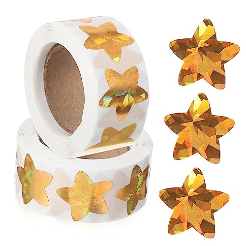 JOINPAYA 2 Rollen Belohnungsaufkleber belohnungssticker scheckheft Scrapbooking Stickers goldene Sticker Bastelaufkleber Sterne-Aufkleber Sternaufkleber für PVC selbstklebend JOINPAYA 2 Rollen Belohnungsaufkleber belohnungssticker scheckheft Scrapbooking Stickers goldene Sticker Bastelaufkleber Sterne-Aufkleber Sternaufkleber für PVC selbstklebend von JOINPAYA