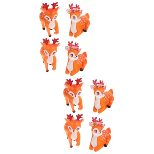 JOINPAYA 2 Sätze Mikro Landschaftsornament Miniatur Gnome Puppenhaus Rentier Tier Tischdekor Figuren Für Miniatur Auto Mini Figur Ornamente Auto Ornament Pvc 4 Stück * 2 JOINPAYA 2 Sätze Mikro Landschaftsornament Miniatur Gnome Puppenhaus Rentier Tier Tischdekor Figuren Für Miniatur Auto Mini Figur Ornamente Auto Ornament Pvc 4 Stück * 2 von JOINPAYA