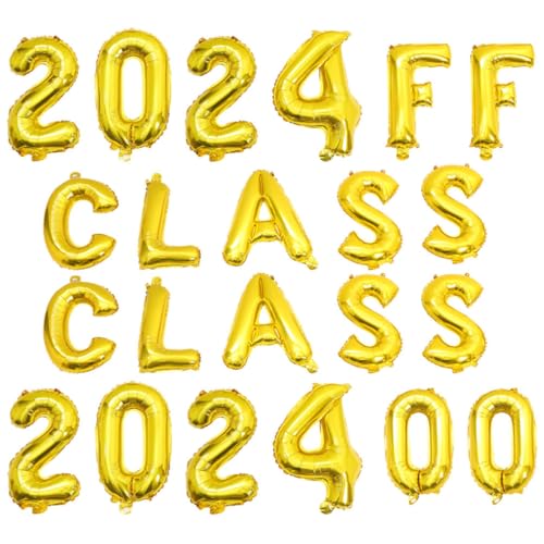 JOINPAYA Luftballons-set Aus Aluminiumfolie mit Abschlussthema 2 Sets für Partyschmuck Einzigartiges Dekoratives Ornament für Die Raumdekoration JOINPAYA Luftballons-set Aus Aluminiumfolie mit Abschlussthema 2 Sets für Partyschmuck Einzigartiges Dekoratives Ornament für Die Raumdekoration von JOINPAYA
