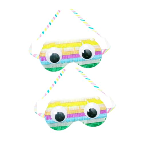 JOINPAYA 2 Stück Bunte Piñata Augenmasken für Kindergeburtstag Dekorative Party Accessoires Kreative Spielzeuge für Unvergessliche Feiern und Fotomomente JOINPAYA 2 Stück Bunte Piñata Augenmasken für Kindergeburtstag Dekorative Party Accessoires Kreative Spielzeuge für Unvergessliche Feiern und Fotomomente von JOINPAYA