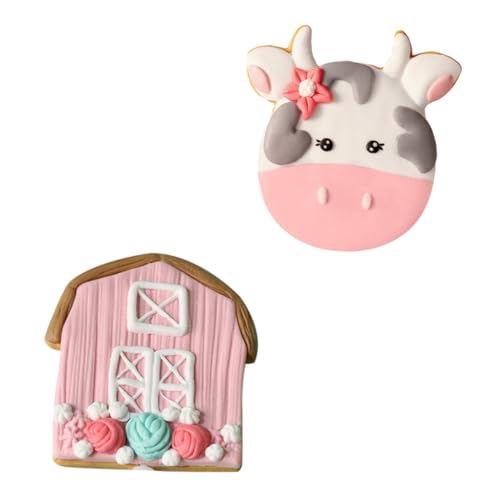JOINPAYA 2 Stück Kucheneinsatz Kuchendeckel Karikatur Bauernhof Kuh Kuchen -topper Geburtstagsfeier Dekorationen Kuchendekoration Tortenaufsätze Für Geburtstage Kuchenverzierung Rosa Harz JOINPAYA 2 Stück Kucheneinsatz Kuchendeckel Karikatur Bauernhof Kuh Kuchen -topper Geburtstagsfeier Dekorationen Kuchendekoration Tortenaufsätze Für Geburtstage Kuchenverzierung Rosa Harz von JOINPAYA