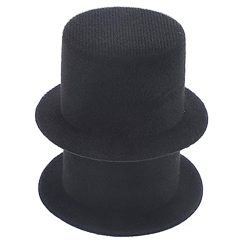 JOINPAYA 2 Stück Miniatur Zylinderhüte aus Leichtem Stoff Handgefertigte Puppenhüte für DIY Bastelprojekte Langlebige Schwarze Mini Tops Hüte Geeignet für Puppenzubehör und Schneemann JOINPAYA 2 Stück Miniatur Zylinderhüte aus Leichtem Stoff Handgefertigte Puppenhüte für DIY Bastelprojekte Langlebige Schwarze Mini Tops Hüte Geeignet für Puppenzubehör und Schneemann von JOINPAYA