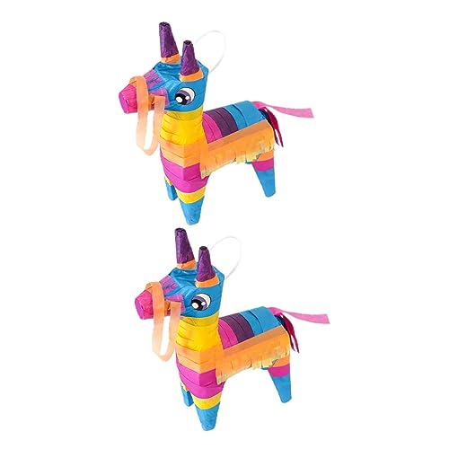 JOINPAYA 2 Stück Piñata Partygeschenke Festival Partyzubehör Geburtstagsdekorationen Topper komfetti party mitgebsel Süßigkeiten Pinata Pinata- aus Papier von JOINPAYA