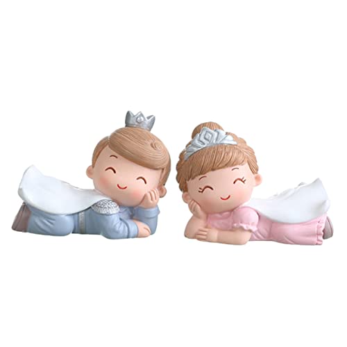 JOINPAYA 2 Stück Prinzen- Und Prinzessinnenschmuck Ornamente Kuchen Backen Ornament Auto Schmücken Zarte Figuren Mini-kuchenornament Figuren Kuchen Schmückt Mini-figuren-topper Harz JOINPAYA 2 Stück Prinzen- Und Prinzessinnenschmuck Ornamente Kuchen Backen Ornament Auto Schmücken Zarte Figuren Mini-kuchenornament Figuren Kuchen Schmückt Mini-figuren-topper Harz von JOINPAYA