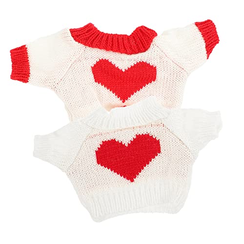 JOINPAYA 2 Stück Puppen Ersetzen Kleidung Plüschtiere Ausgestopfte Babypuppe Wiederverwendbares Puppenkleid Wiederverwendbare Puppenkleidung Puppenkostüm Bärenkleidung von JOINPAYA