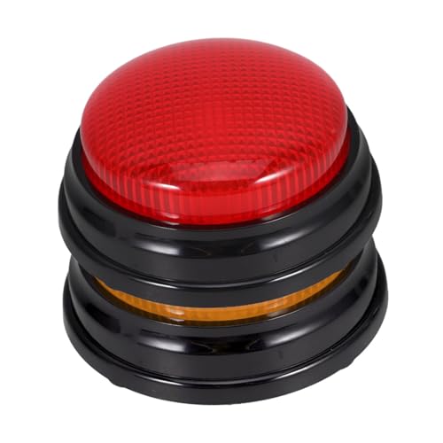 JOINPAYA 2 Stück Quizspiel Buzzer mit Licht und Sound Interaktiver Antwort Button für Party Teambuilding Geburtstag Langlebiger Sound Button Prop für Lustige Spiele und Scherzaktivitäten JOINPAYA 2 Stück Quizspiel Buzzer mit Licht und Sound Interaktiver Antwort Button für Party Teambuilding Geburtstag Langlebiger Sound Button Prop für Lustige Spiele und Scherzaktivitäten von JOINPAYA