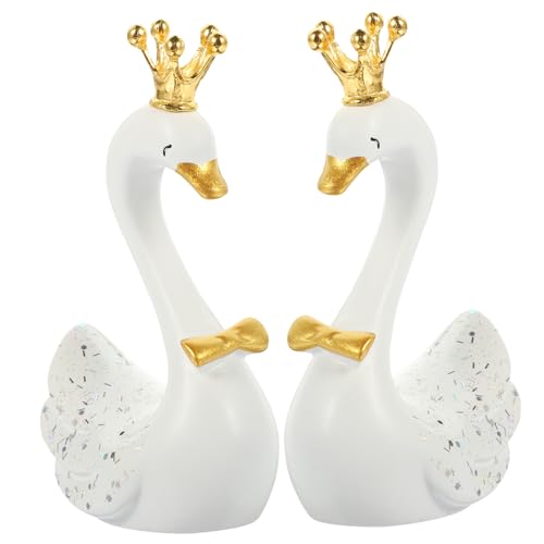 JOINPAYA Miniatur-schwanenstatuen Schwanenfiguren Aus Kunstharz Cupcake-topper Für Geburtstagstorte JOINPAYA Miniatur-schwanenstatuen Schwanenfiguren Aus Kunstharz Cupcake-topper Für Geburtstagstorte von JOINPAYA