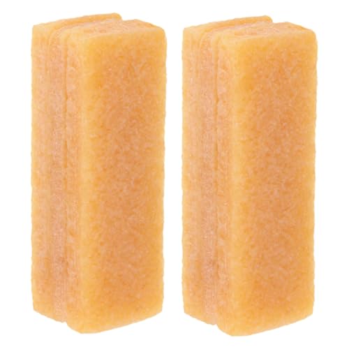 JOINPAYA 2 Stück Skateboard -Schleifpapierreinigung Schleifpapier Radiergummi Skateboardzubehör für Jungen Anti-Verschleiß-Skateboard-Bandreiniger Langbrettvorrat Griffklebeblock Abs Gelb von JOINPAYA