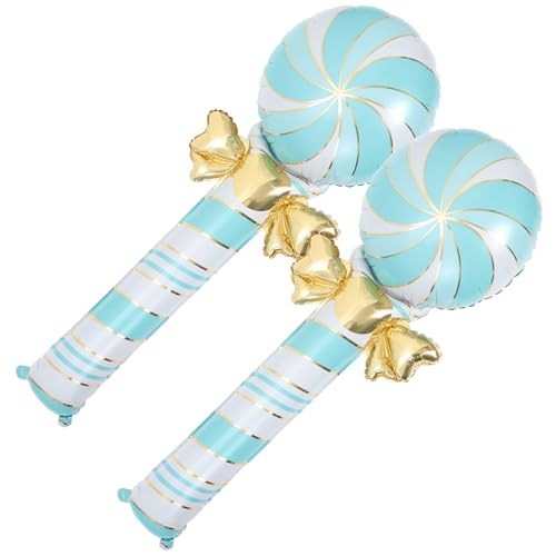 JOINPAYA 2 Stück Süßigkeiten-form-luftballons, Weihnachtsballons, Aluminiumfolienballon, Aufblasbare Weihnachtsballons von JOINPAYA