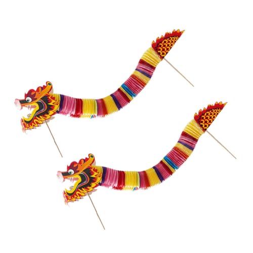 JOINPAYA 2stücke Teiliges Chinesische Drachen-dekoration Für Neujahr Papier-ornamente Für Festlichkeiten Party-dekoration Und Fotorequisiten Für Unvergessliche Erinnerungen von JOINPAYA