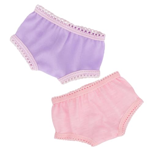 JOINPAYA 2 Stück puppenkleidung Puppen Kleidung Puppen Klamotten doll Accessories Puppen-Zubehör-Set So tun, als ob Sie Puppenzubehör würden Unterhose für Puppe Stoff von JOINPAYA
