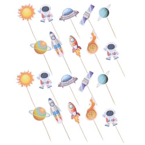 JOINPAYA 20 Stücke Astronaut Kuchen Picks Geburtstag Kuchen Foto Requisiten Für JOINPAYA 20 Stücke Astronaut Kuchen Picks Geburtstag Kuchen Foto Requisiten Für von JOINPAYA