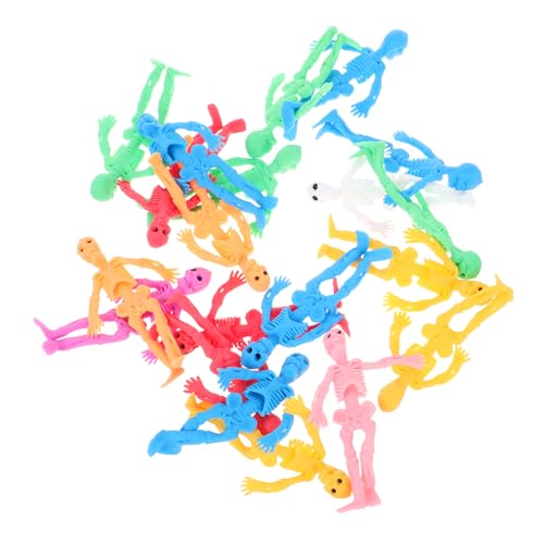 JOINPAYA 20 Stück Bunte Dehnbare Skelett Spielzeuge Entspannungs für Druckabbau Mini Skelett Figuren für Partys und JOINPAYA 20 Stück Bunte Dehnbare Skelett Spielzeuge Entspannungs für Druckabbau Mini Skelett Figuren für Partys und von JOINPAYA