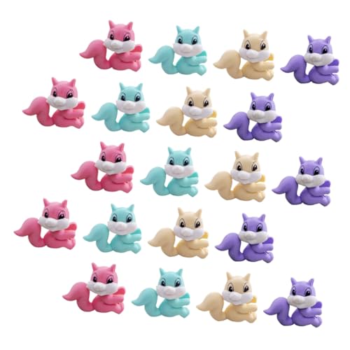 JOINPAYA 20 Stück Cartoon-tier-radiergummi Tier Radiergummis Masse Radiergummis Für Eichhörnchenstifte Mini-cartoon-radierer Eichhörnchen Figur Eichhörnchen-radiergummis von JOINPAYA