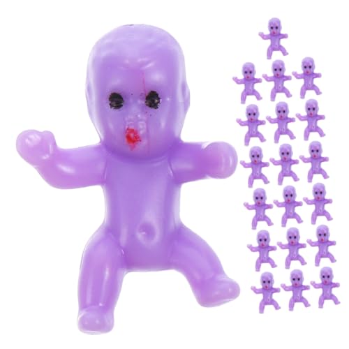 JOINPAYA 20 Stück Mini- -Eiswürfel Party Dekorationen Babyschwamm Badespielzeug kuchendekoration geburtstagsdekoration Mini-Plastikbabys für Babystatuen aus Kunststoff Violett JOINPAYA 20 Stück Mini- -Eiswürfel Party Dekorationen Babyschwamm Badespielzeug kuchendekoration geburtstagsdekoration Mini-Plastikbabys für Babystatuen aus Kunststoff Violett von JOINPAYA