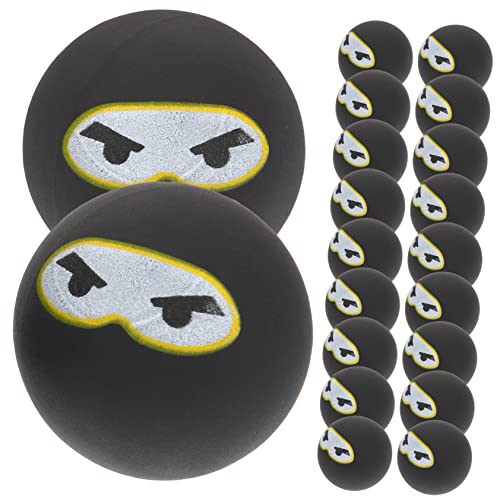 JOINPAYA 20 Stück Ninja Hüpfbälle Hüpfbälle Für Ninja Hüpfbälle Kinderball Hüpfbälle Hüpfbälle Hüpfball Partygeschenke Für Ninja Gummi Schwarz von JOINPAYA