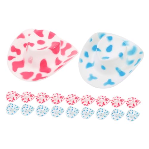 JOINPAYA 20 Stück Puppen-Topper weihachtsdeko weihnchtsdeko weinachtendecor Puppen Accessoires doll Accessories Hut für Puppen Puppenhüte selber Machen Miniatur-Puppenhut Plastik von JOINPAYA