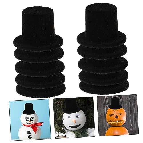 JOINPAYA 20 Stück Teiliges Mini Clown Hut aus Beflocktem Stoff Dekorative Kleine Party Dekorationen DIY Weihnachtsmützen für Puppen Handgefertigte Bastelaccessoires Vielseitige Puppenhüte JOINPAYA 20 Stück Teiliges Mini Clown Hut aus Beflocktem Stoff Dekorative Kleine Party Dekorationen DIY Weihnachtsmützen für Puppen Handgefertigte Bastelaccessoires Vielseitige Puppenhüte von JOINPAYA