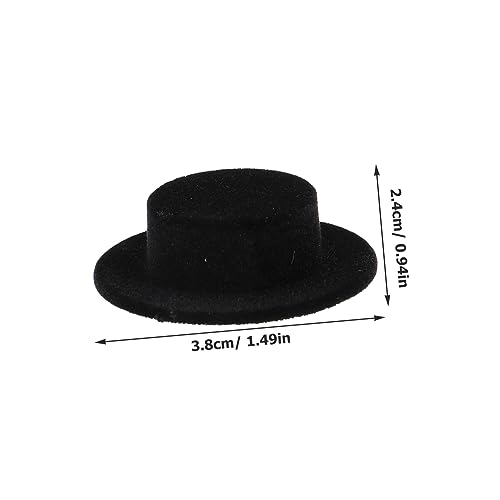 JOINPAYA 20 Stück Teiliges Miniatur Puppenhüte aus Filz Kleine Bastel Hutverzierungen für DIY Dekoration Schwarze Mini Zylinderhüte Geeignet für Weihnachts und Festdekorationen JOINPAYA 20 Stück Teiliges Miniatur Puppenhüte aus Filz Kleine Bastel Hutverzierungen für DIY Dekoration Schwarze Mini Zylinderhüte Geeignet für Weihnachts und Festdekorationen von JOINPAYA