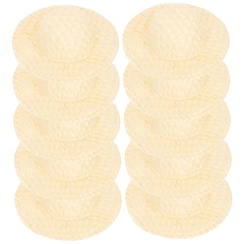 JOINPAYA 20 Stück kleine Hüte für Puppen bastelset bastelmaterial für Toy Puppenhüte Miniatur-Mini-Hüte kleine hüte kreative Hutverzierung Miniaturhüte Papier von JOINPAYA