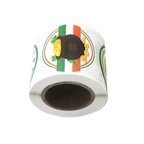 JOINPAYA 200Pcs Irische Tagesaufkleber abnehm Aufkleber Kalender Sticker Party Sachen St Patrick Aufkleber St Patrick Hut Aufkleber Aufkleber Selbstklebendes Material aus Kupferpapier JOINPAYA 200Pcs Irische Tagesaufkleber abnehm Aufkleber Kalender Sticker Party Sachen St Patrick Aufkleber St Patrick Hut Aufkleber Aufkleber Selbstklebendes Material aus Kupferpapier von JOINPAYA