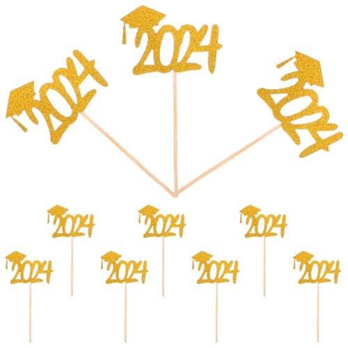 JOINPAYA 20 Stücke Graduation Kuchen Picks Kuchen Toer Papier Holz Material Graduation Party Favors JOINPAYA 20 Stücke Graduation Kuchen Picks Kuchen Toer Papier Holz Material Graduation Party Favors von JOINPAYA