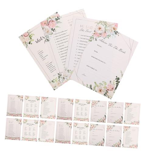 JOINPAYA 20stücke Teiliges Partyspiel Interaktive Spielkarten Für Hochzeit Junggesellinnenabschiede Brautpartys Und Party Lustige Aktivitäten Für Erwachsene JOINPAYA 20stücke Teiliges Partyspiel Interaktive Spielkarten Für Hochzeit Junggesellinnenabschiede Brautpartys Und Party Lustige Aktivitäten Für Erwachsene von JOINPAYA