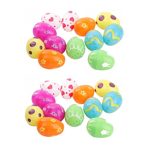 JOINPAYA Stück Füllbare Plastik Ostereier für DIY Ostern Dekoration Designs Wiederverwendbar und Süßigkeiten JOINPAYA Stück Füllbare Plastik Ostereier für DIY Ostern Dekoration Designs Wiederverwendbar und Süßigkeiten von JOINPAYA