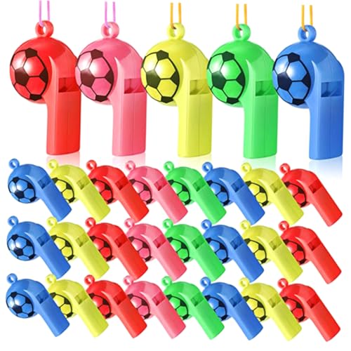 JOINPAYA 24 Stück Fußball Pfeife Fußballmuster pfeift Trainingspfeife Bulk Fußball pfeift sportgel sports sportzubehör Spielzeugpfeife festival Fußball-Partygeschenke pfeifen Plastik JOINPAYA 24 Stück Fußball Pfeife Fußballmuster pfeift Trainingspfeife Bulk Fußball pfeift sportgel sports sportzubehör Spielzeugpfeife festival Fußball-Partygeschenke pfeifen Plastik von JOINPAYA