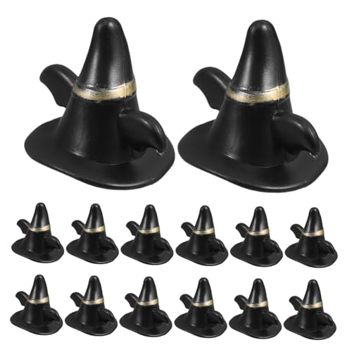 JOINPAYA 24 Stück Mini-elfenhut Deko Mini-filzhut-anhänger Mini-strickmützen Aus Strohimitat Zaubererhut Mini-schneemannmützen Zum Basteln Weihnachtspuppen-minihüte Puppenhüte Black Plastik JOINPAYA 24 Stück Mini-elfenhut Deko Mini-filzhut-anhänger Mini-strickmützen Aus Strohimitat Zaubererhut Mini-schneemannmützen Zum Basteln Weihnachtspuppen-minihüte Puppenhüte Black Plastik von JOINPAYA