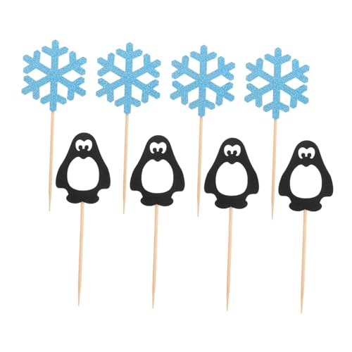 JOINPAYA 24stücke Teiliges Pinguin Schneeflocken Tortenaufsätze Dekoration Für Geburtstagsfeiern Und Winterfeste Sicher Für Lebensmittelgebrauch Für Kuchen Und Desserts JOINPAYA 24stücke Teiliges Pinguin Schneeflocken Tortenaufsätze Dekoration Für Geburtstagsfeiern Und Winterfeste Sicher Für Lebensmittelgebrauch Für Kuchen Und Desserts von JOINPAYA